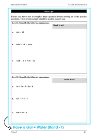 Year 8 Mathematics – Term 2 – Student Booklets – Image 5