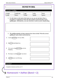 Year 2 English – Term 2 – Student Booklets – Image 7