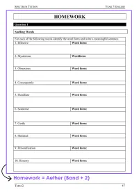 Year 7 English – Term 2 – Student Booklets – Image 7