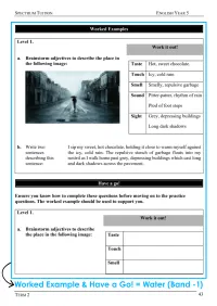 Year 5 English – Term 2 – Student Booklets – Image 4