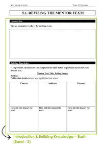 Year 12 English – Term 2 – Student Booklets – Image 3