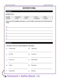 Year 4 English – Term 2 – Student Booklets – Image 7