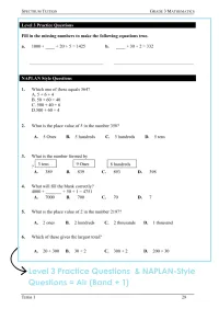 Year 3 Mathematics – Term 1 – Student Booklets – Image 7