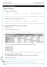Year 7 Mathematics – Term 1 – Student Booklets – Image 7