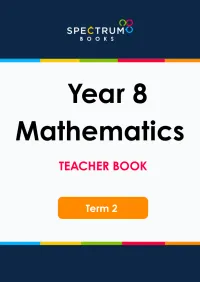 Year 8 Mathematics – Term 2 – Teacher Books – Image 1