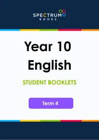 Year 10 English – Term 4 – Student Booklets – Image 1