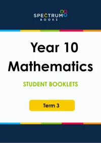 Year 10 Mathematics – Term 3 – Student Booklets – Image 1