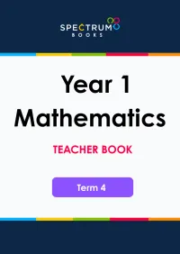 Year 1 Mathematics – Term 4 – Teacher Books – Image 1