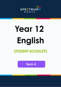 Year 12 English – Term 4 – Student Booklets – Image 1