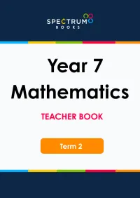 Year 7 Mathematics – Term 2 – Teacher Books – Image 1
