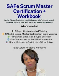 SAFe Scrum Certification + Agile Career Academy Workbook – Image 1