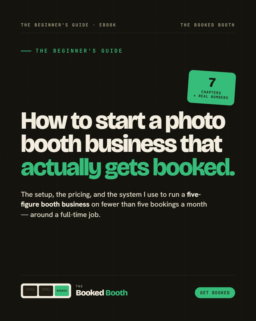 How to start a photo booth business that actually gets booked (E-Book) – Image 1