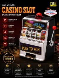 Las Vegas Casino Slot Coin Bank – Image 1