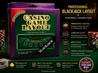 Casino Blackjack Felt Layout – Image 1