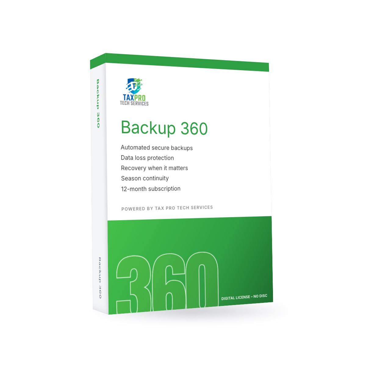 TaxPro Backup 360 – Imagen 1