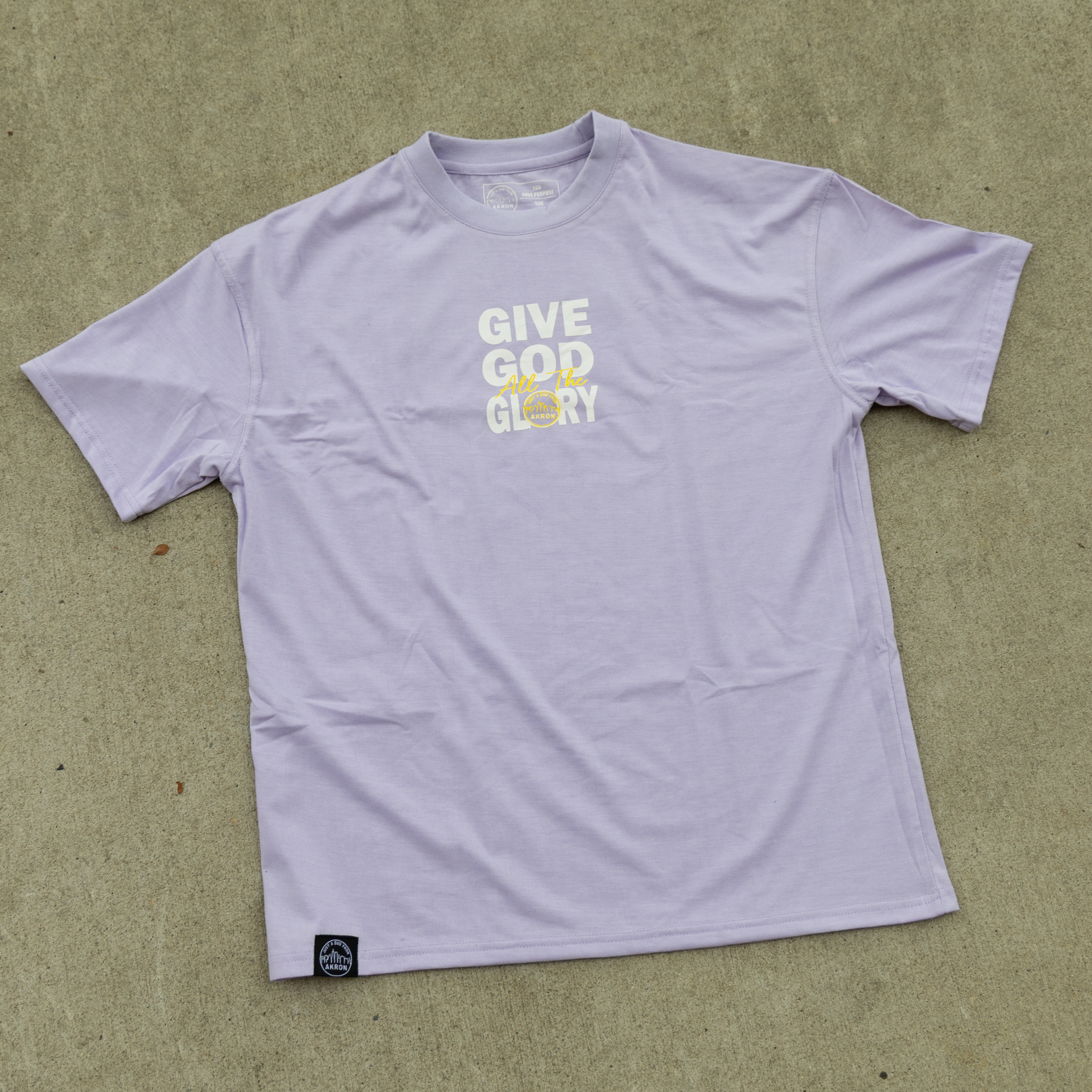 Give God All The Glory – S, Lavender