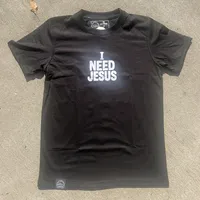 I NEED JESUS Tee – Black, L