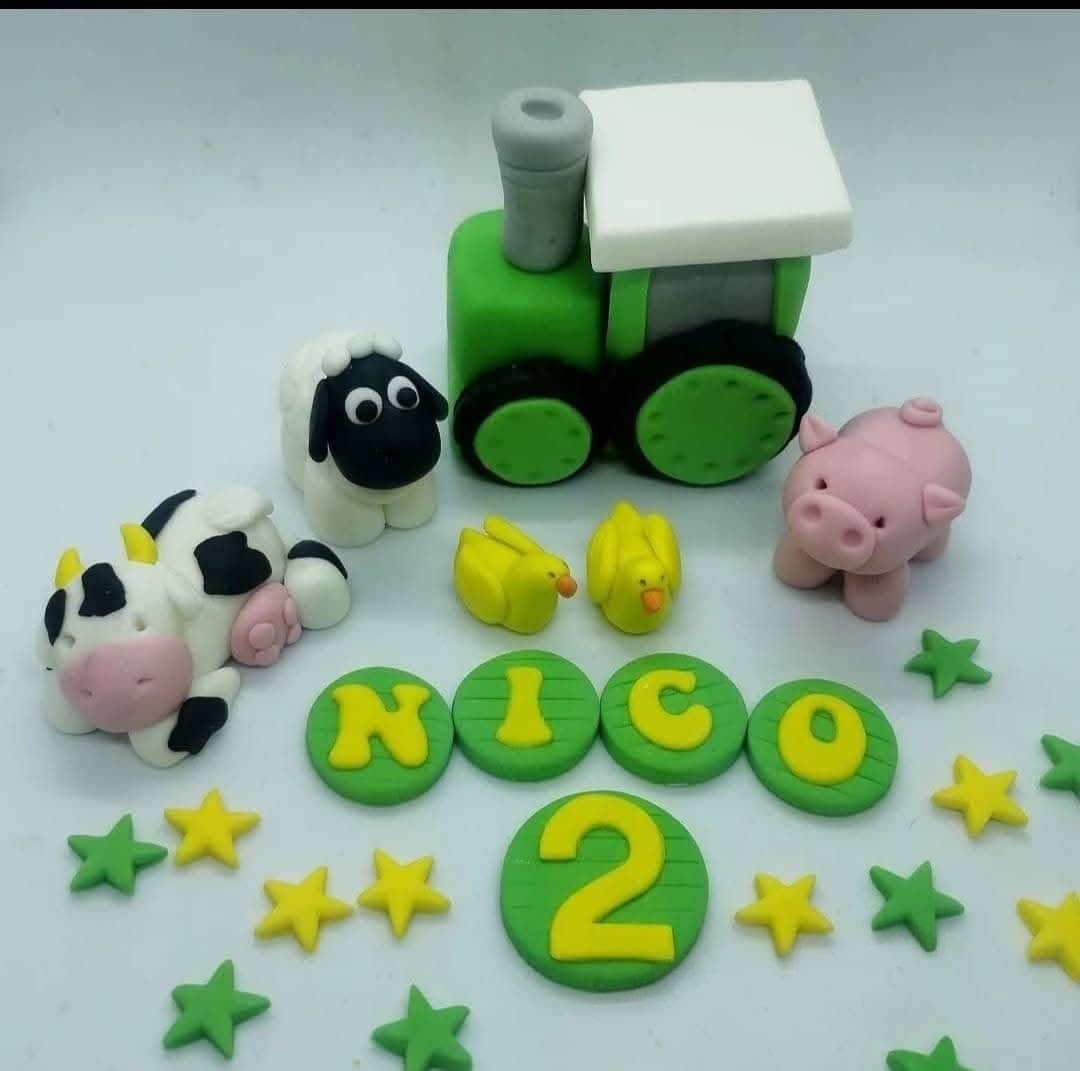 Tractor Farm Animals Birthday set – Image 1