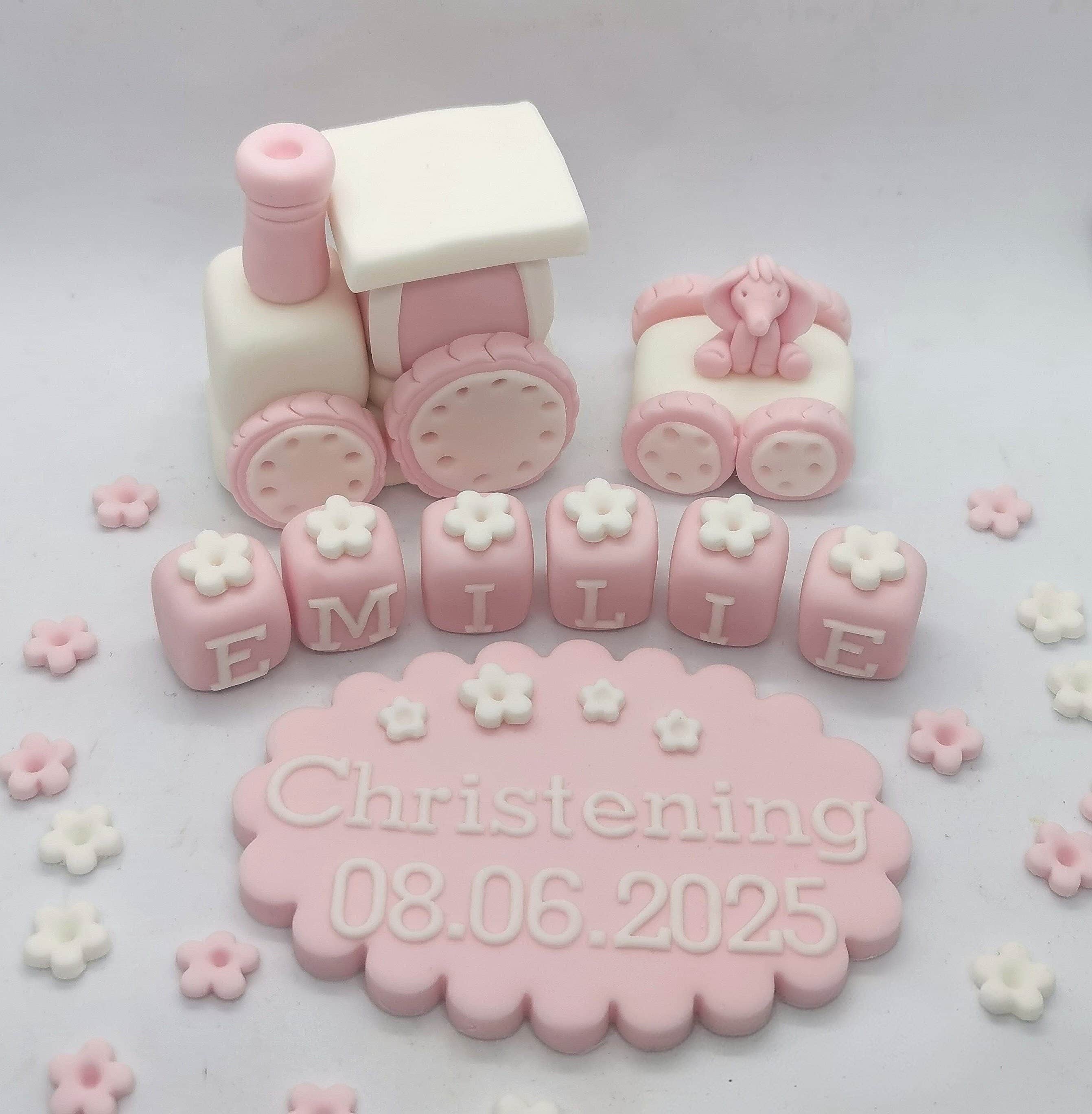 Tractor Elephant Birthday & Christening set – Image 1