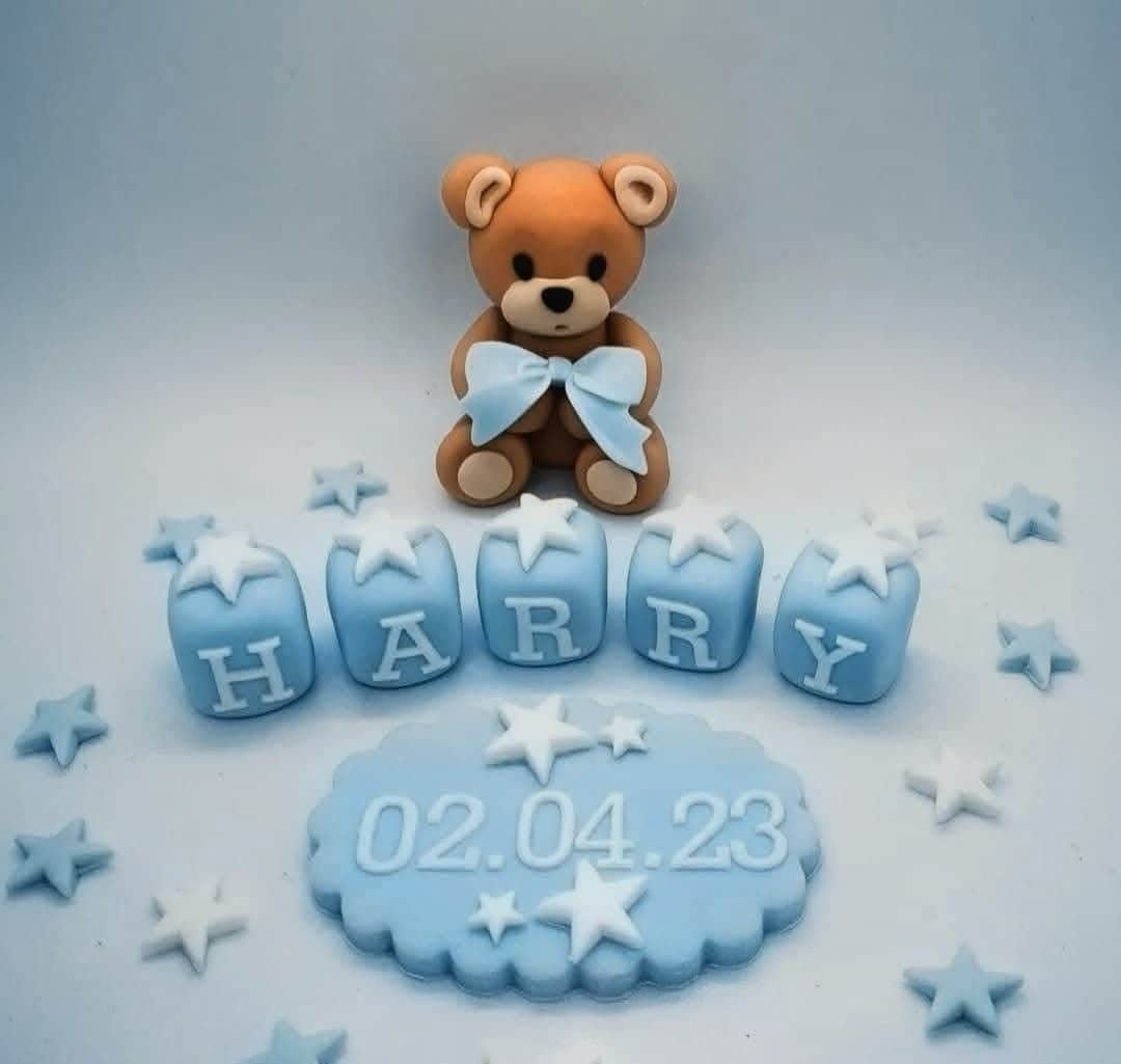 Teddy Christening Baptism set – Image 1