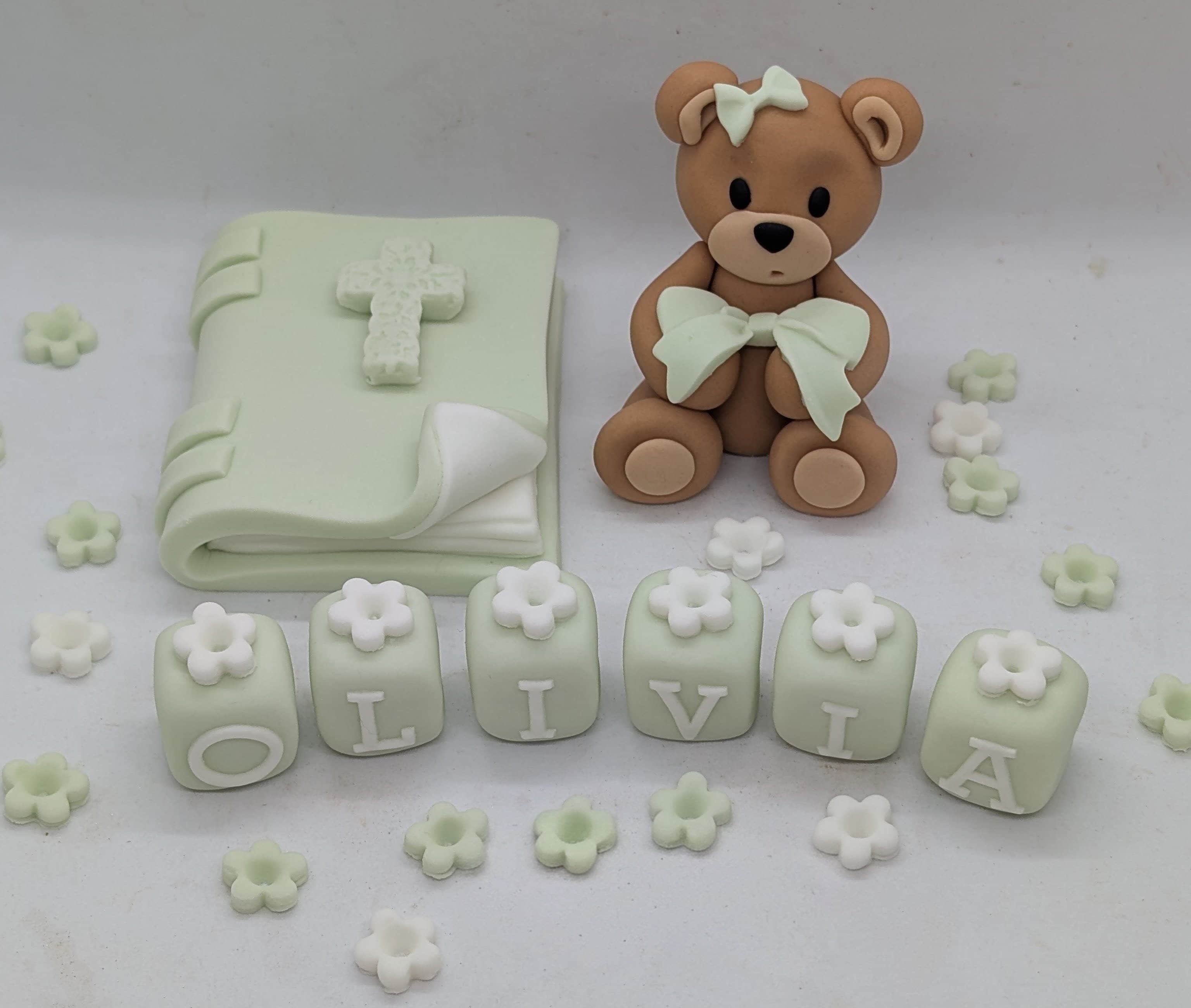 Teddy Bible Christening Baptism set – Image 1