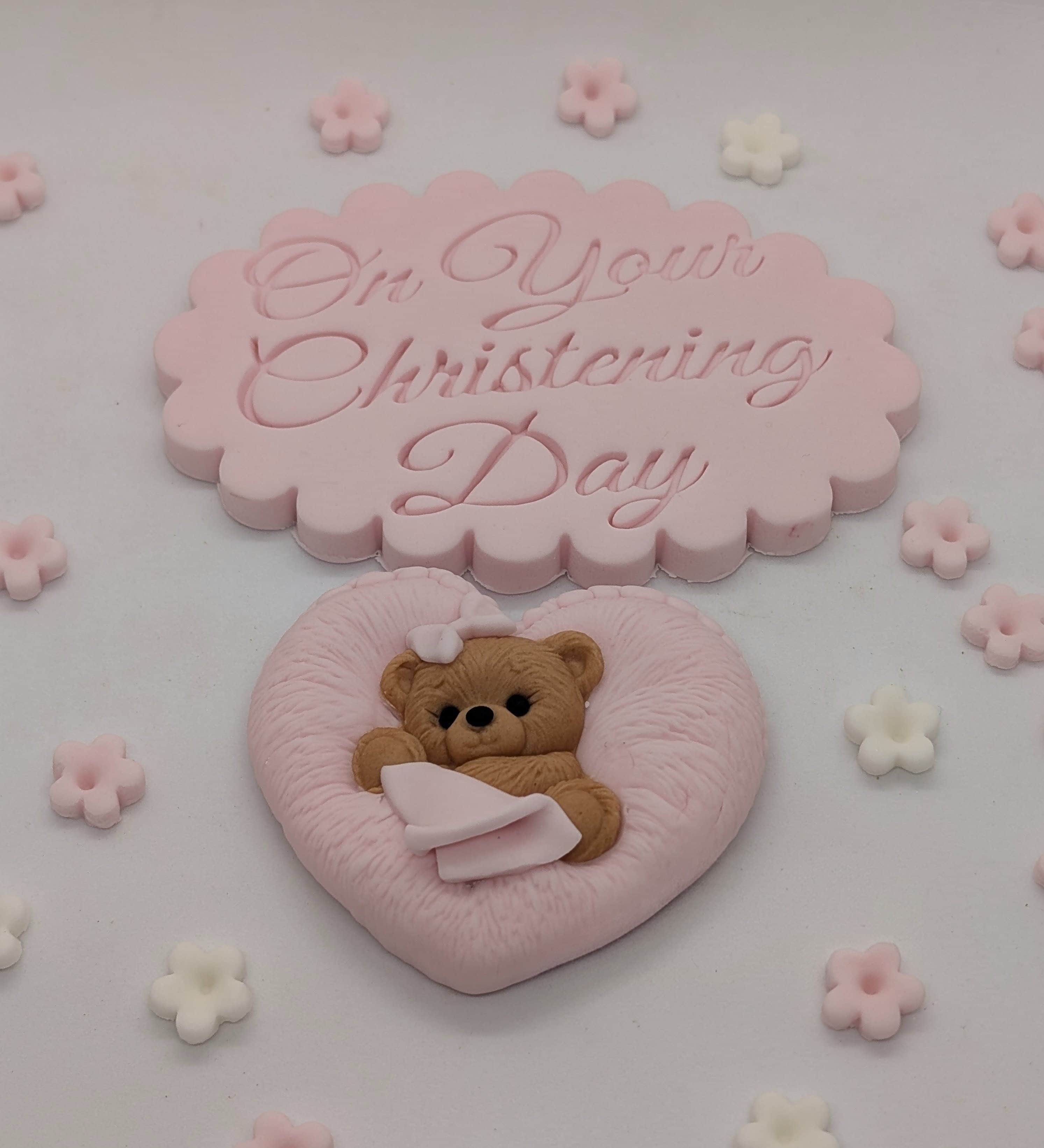 Teddy Christening Baptism set – Image 1