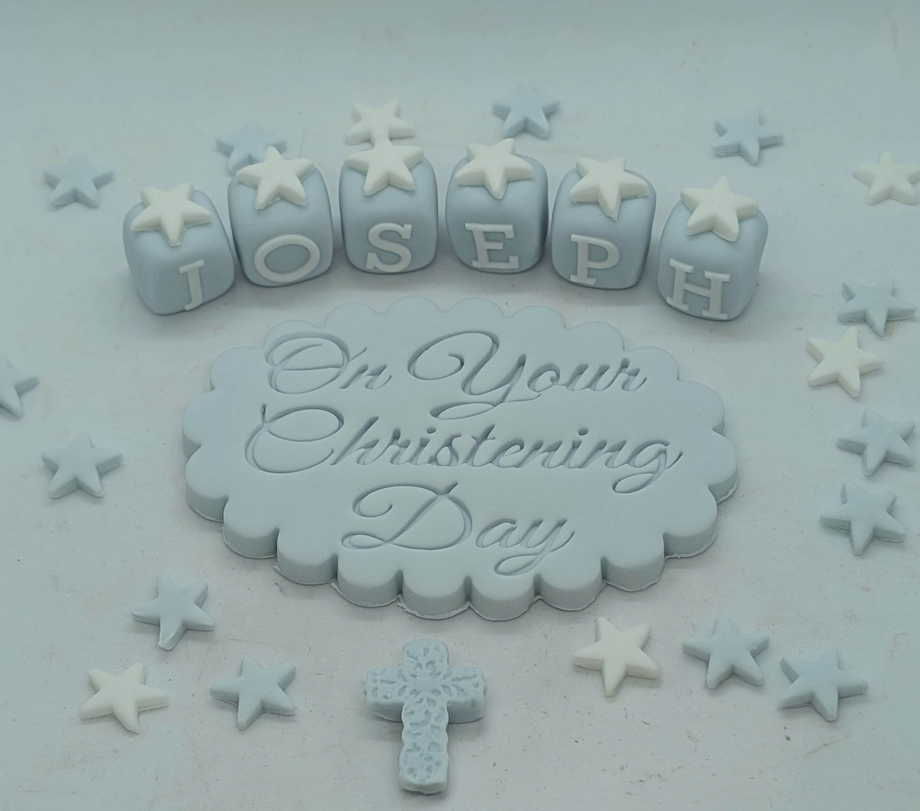 Plaque Christening Baptism set – Image 1
