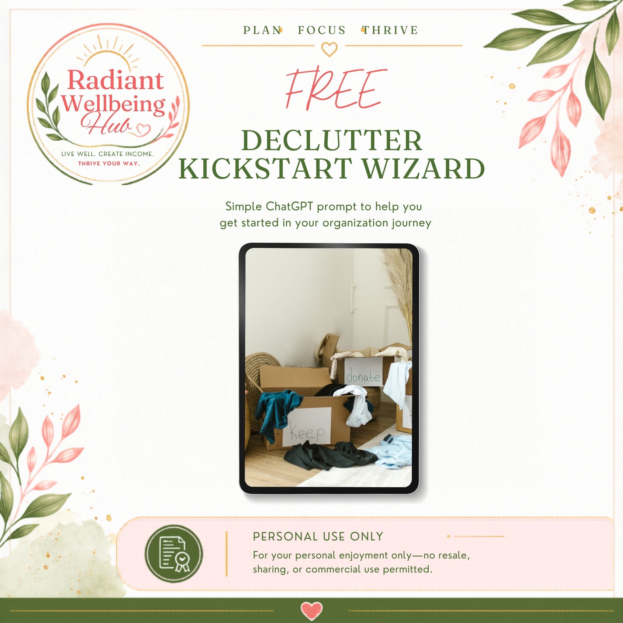 Declutter Kickstart Wizard – Image 1