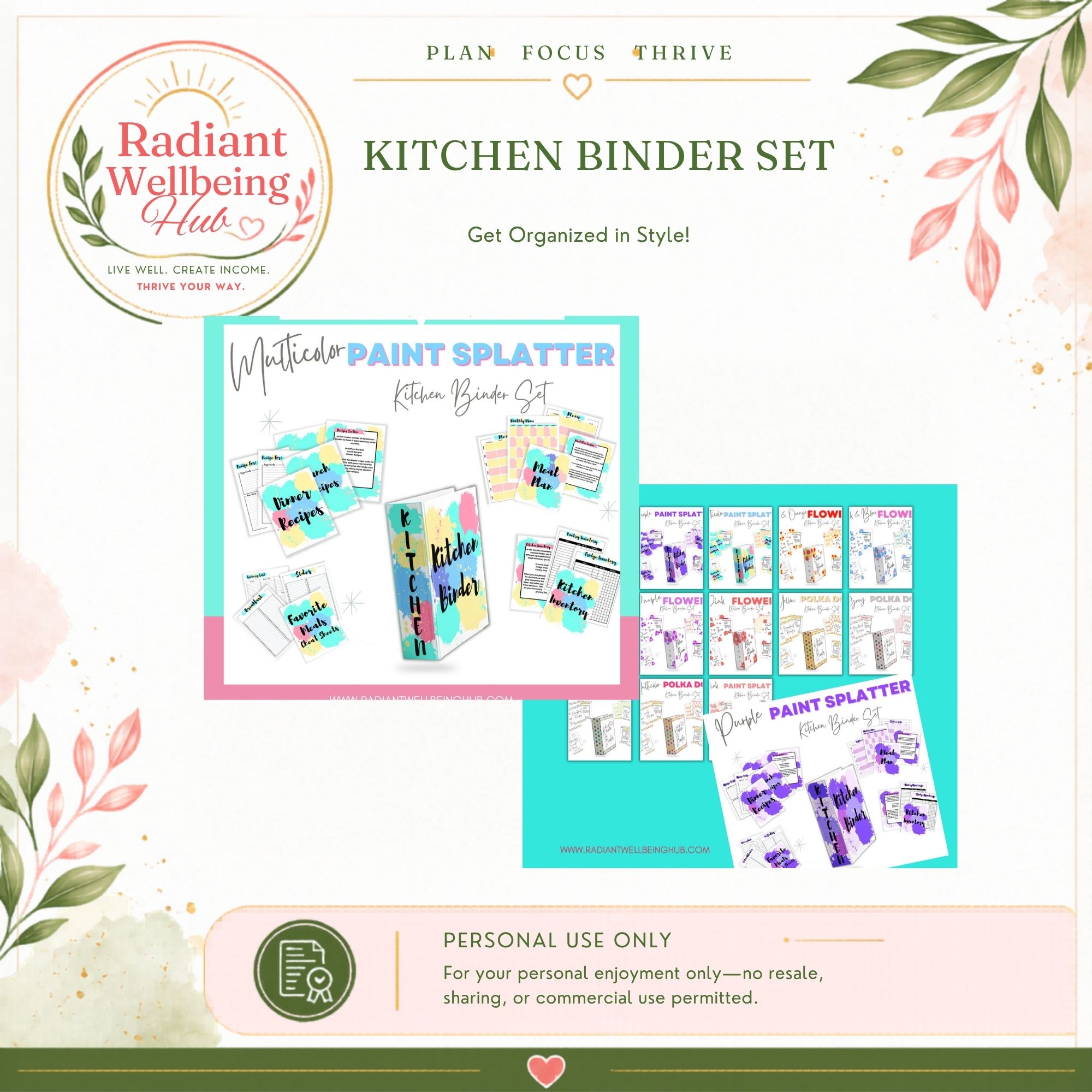 Kitchen Binder Set – Image 1