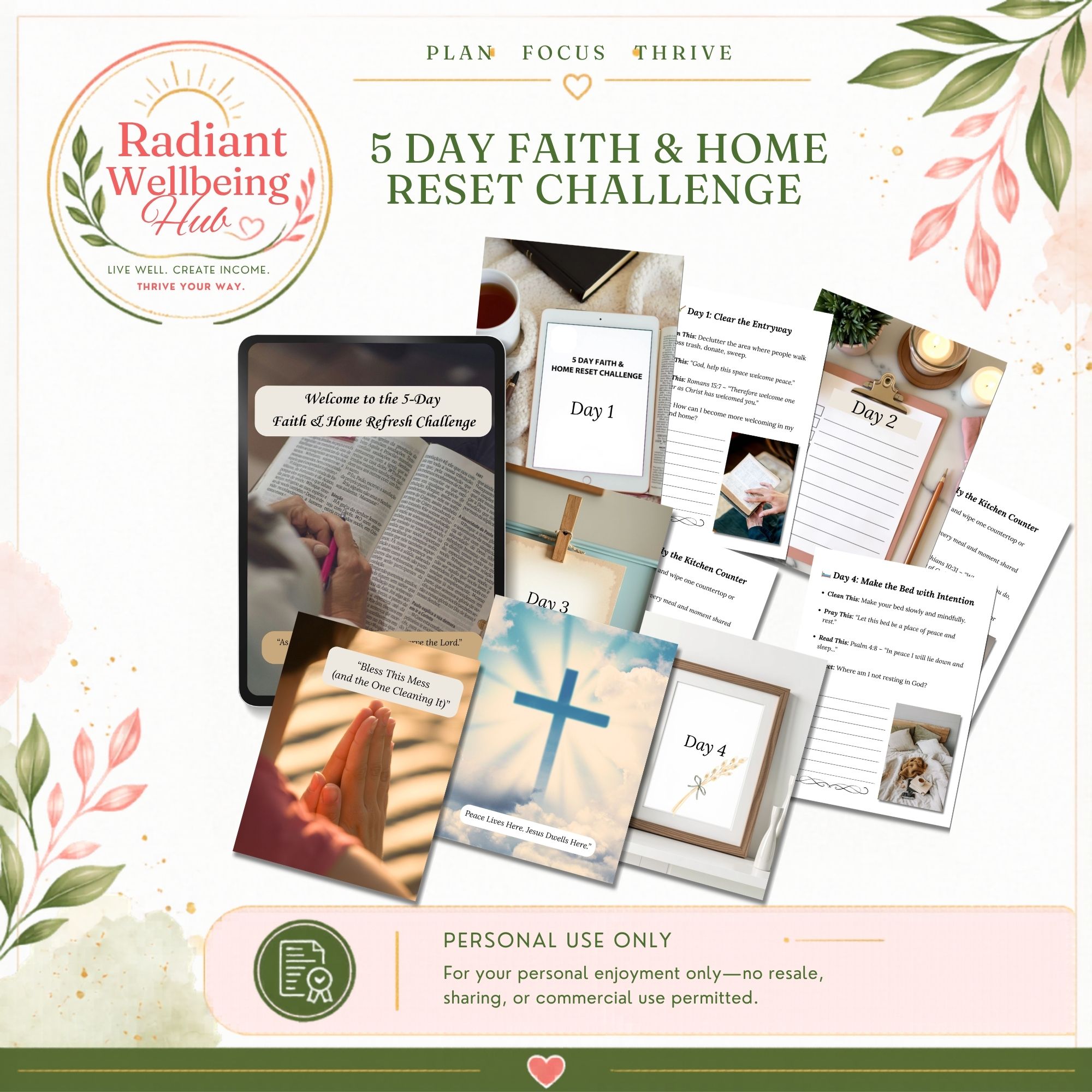 5-Day Faith and Home Reset Challenge – Image 1
