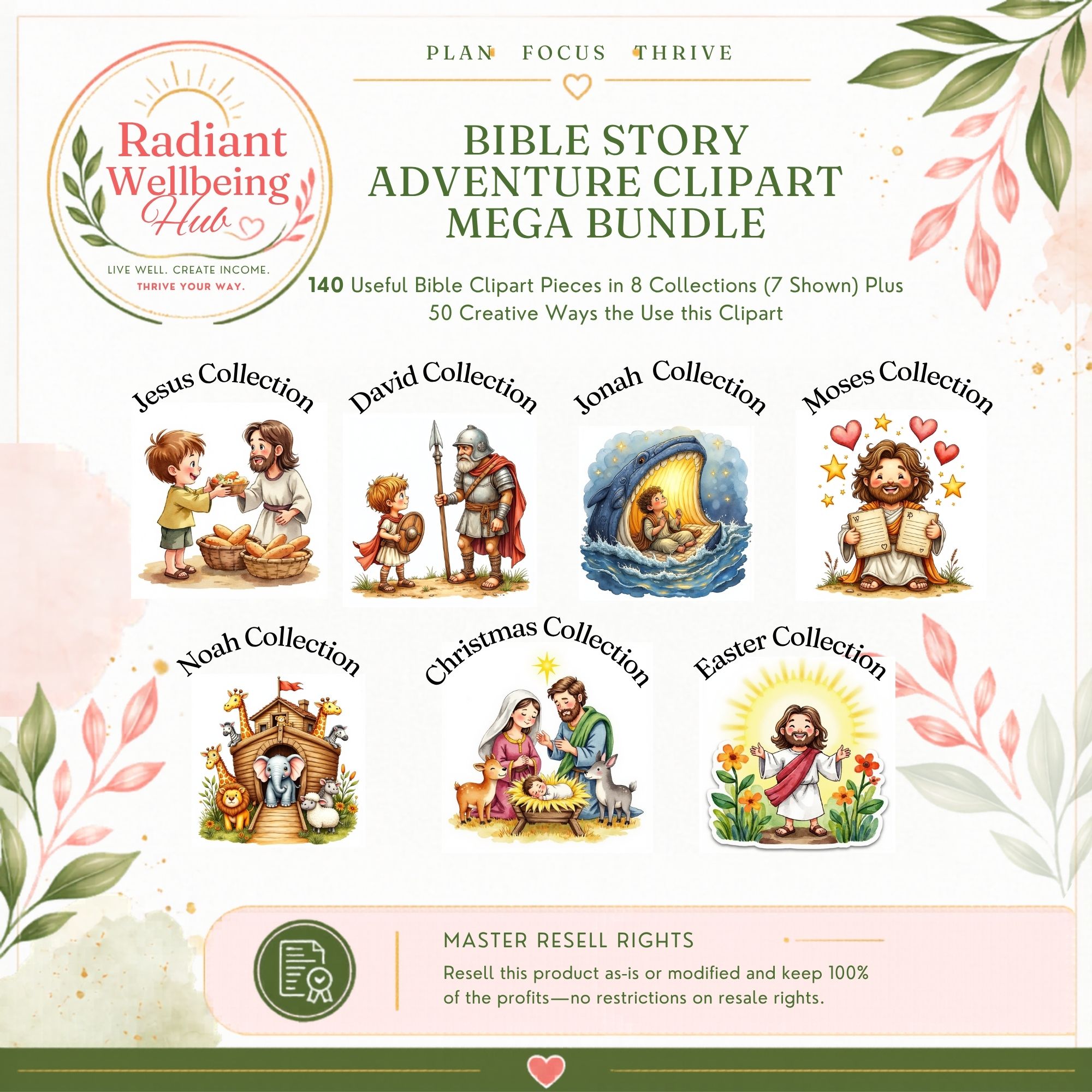 Bible Story Adventure Clipart Mega Bundle – Image 1