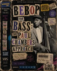Bebop for Bass - The Paul Chambers Approach – Image 1