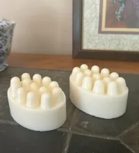 Almond & Honey Shea Butter Rice Soap Set - Sold in Pairs – Image 1
