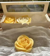 Rose Box Candles – Yellow Rose