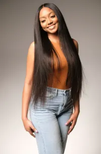SILKY STRAIGHT HAIR EXTENSION – Image 4