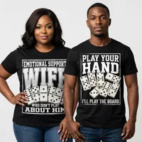 Play Your Hand I'll Play The Board | Domino Tee - Unisex Softstyle – Image 1