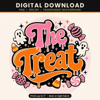 The Treat Halloween PNG | Digital Download – Image 1