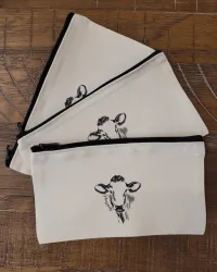 Canvas Zipper Pouch – Image 1