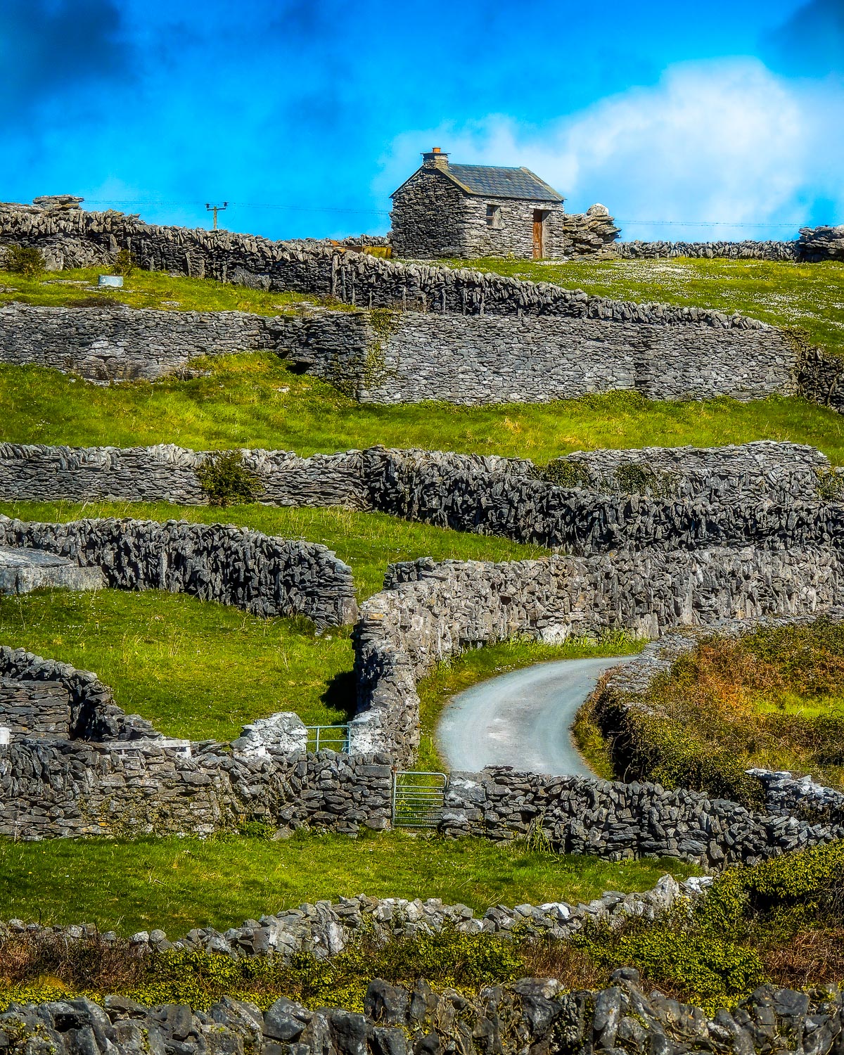 Criss-Crossed Stone Walls of Inisheer, Aran Islands – Image 2