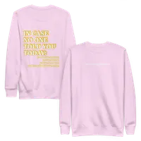 Unisex Positive Affirmations Crew Neck Sweatshirt – Image 3