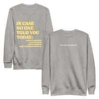 Unisex Positive Affirmations Crew Neck Sweatshirt – Image 2
