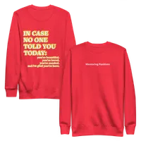 Unisex Positive Affirmations Crew Neck Sweatshirt – Image 4