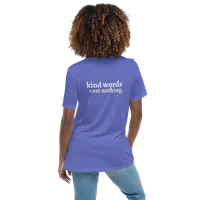 Women's "Kind Words Cost Nothing" Tee – Image 2