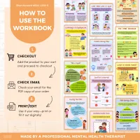 Getting Along With Siblings Kid's Workbook – Image 2