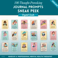 100 Journal Prompt Cards – Image 7