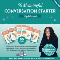 50 Conversation Starter Cards – Image 1