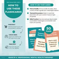 50 Conversation Starter Cards – Image 2