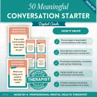 50 Conversation Starter Cards – Image 6