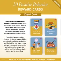 50 Positive Behavior Reward Cards for Kids – Image 4