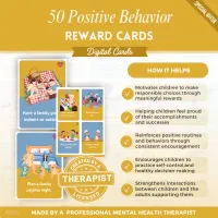 50 Positive Behavior Reward Cards for Kids – Image 6